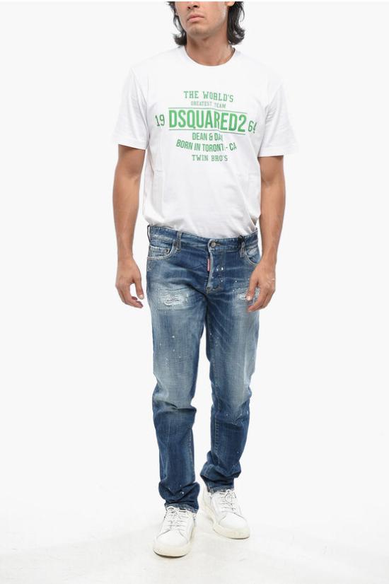  디스퀘어드2 데님 팬츠 S74LB1588 S30872 470 Blue - DSQUARED2
