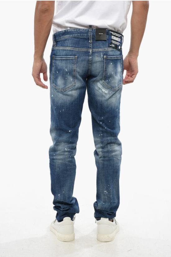  디스퀘어드2 데님 팬츠 S74LB1588 S30872 470 Blue - DSQUARED2