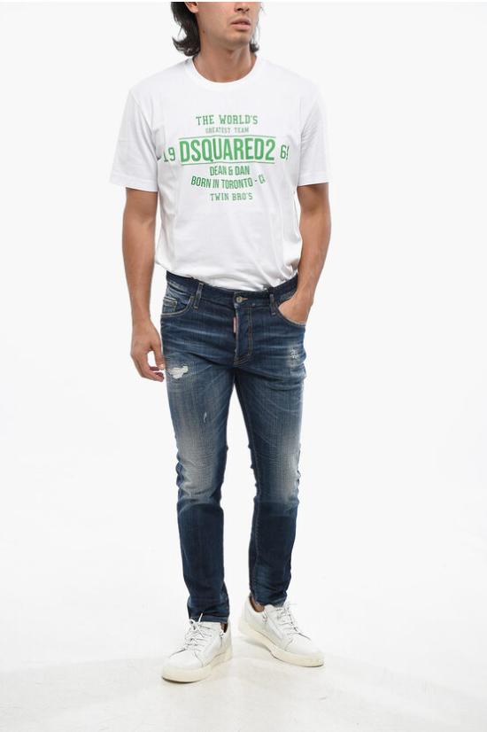  디스퀘어드2 데님 팬츠 S74LB1619 S30342 470 Blue - DSQUARED2