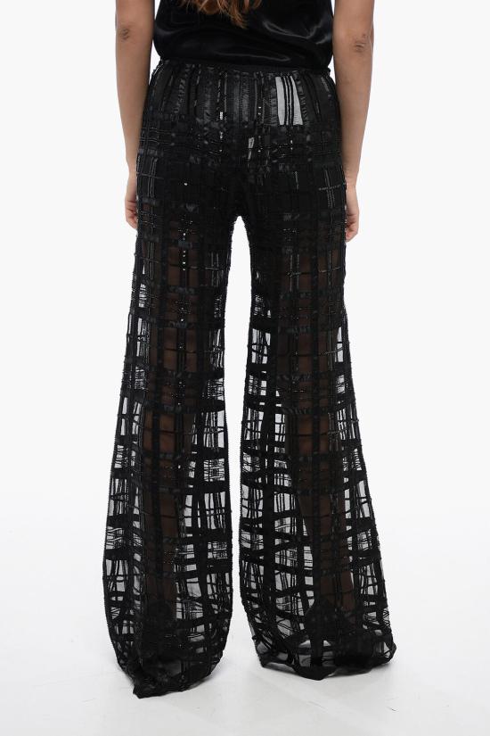  알베르타 페레티 스트레이트 팬츠 03376645A0555 Black - ALBERTA FERRETTI