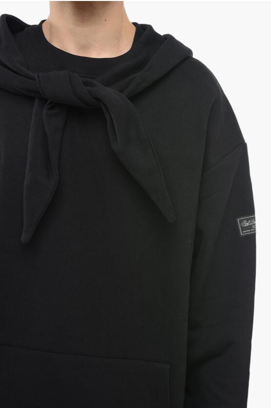  라프 시몬스 후드 티셔츠 222 M164 0099 Black - RAF SIMONS