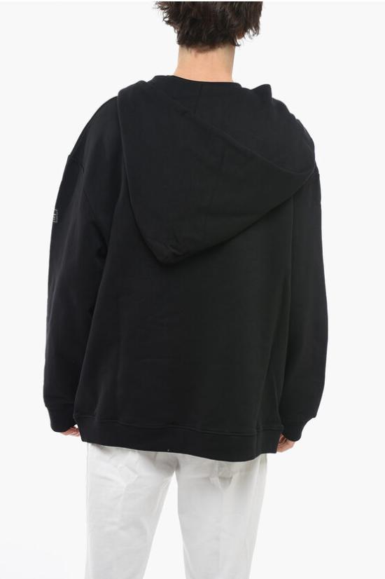  라프 시몬스 후드 티셔츠 222 M164 0099 Black - RAF SIMONS