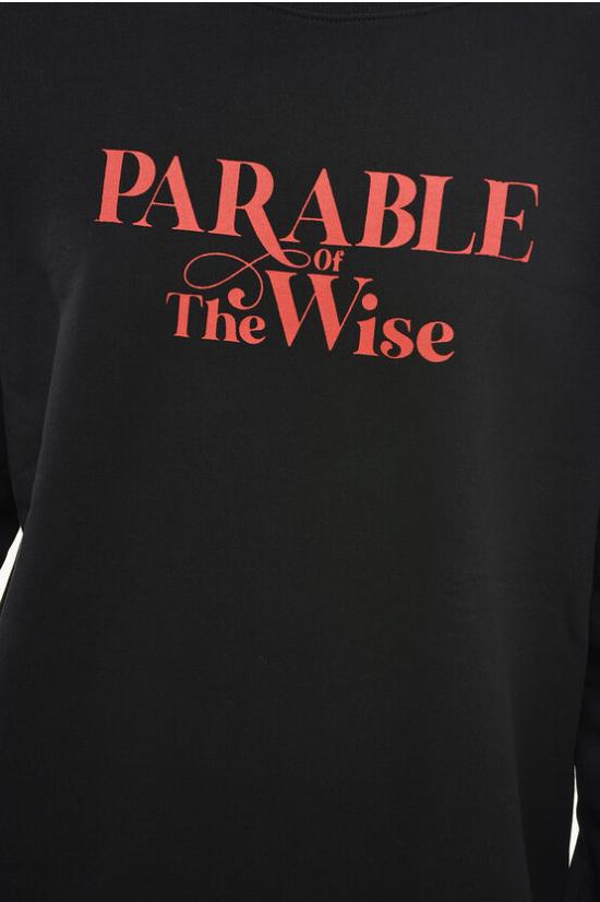  라프 시몬스 긴팔 티셔츠 222 165E 0099 Black - RAF SIMONS