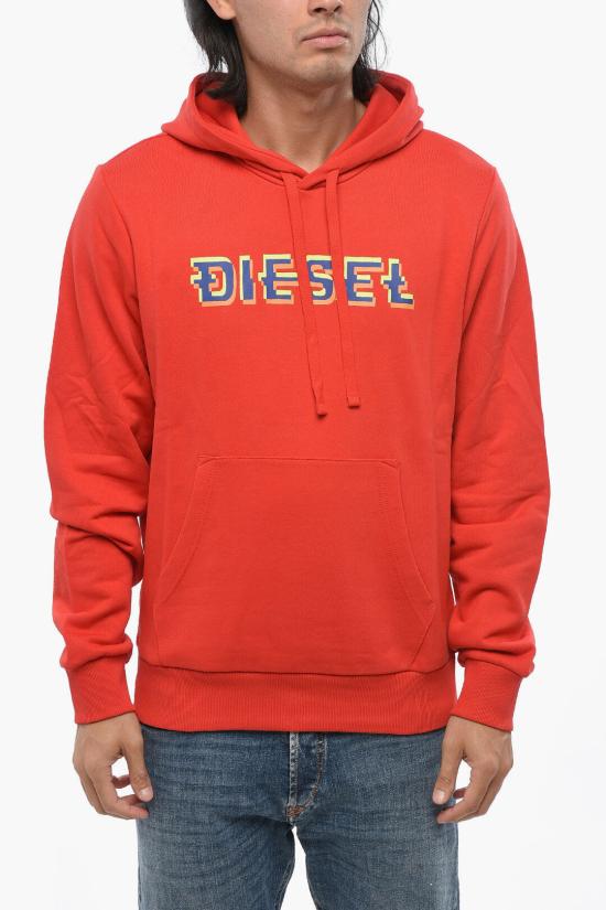  디젤 후드 티셔츠 A16963 RIAJH 42A Red