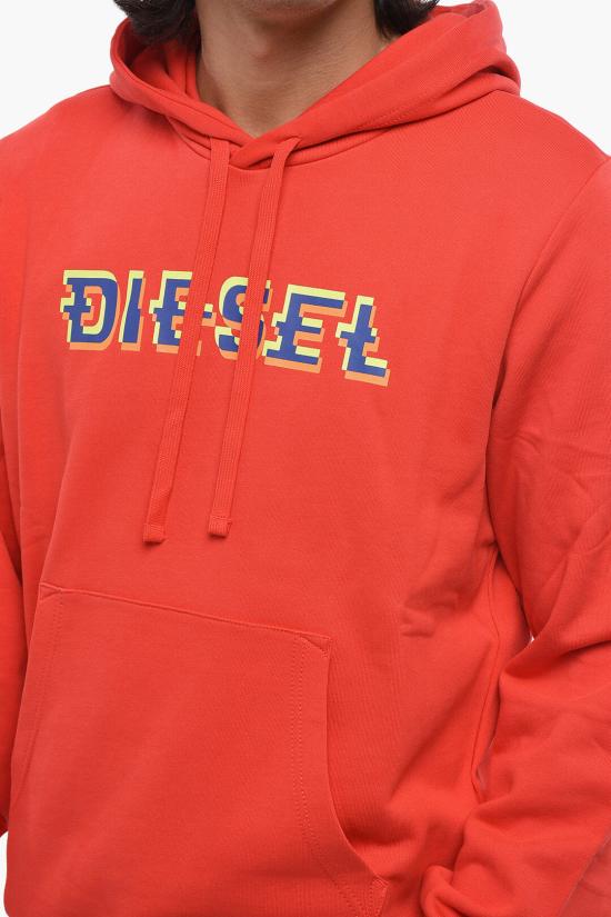  디젤 후드 티셔츠 A16963 RIAJH 42A Red - DIESEL