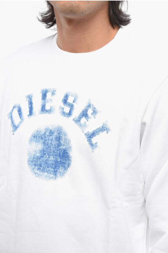  디젤 긴팔 티셔츠 A16949 RIAJH 100 White - DIESEL