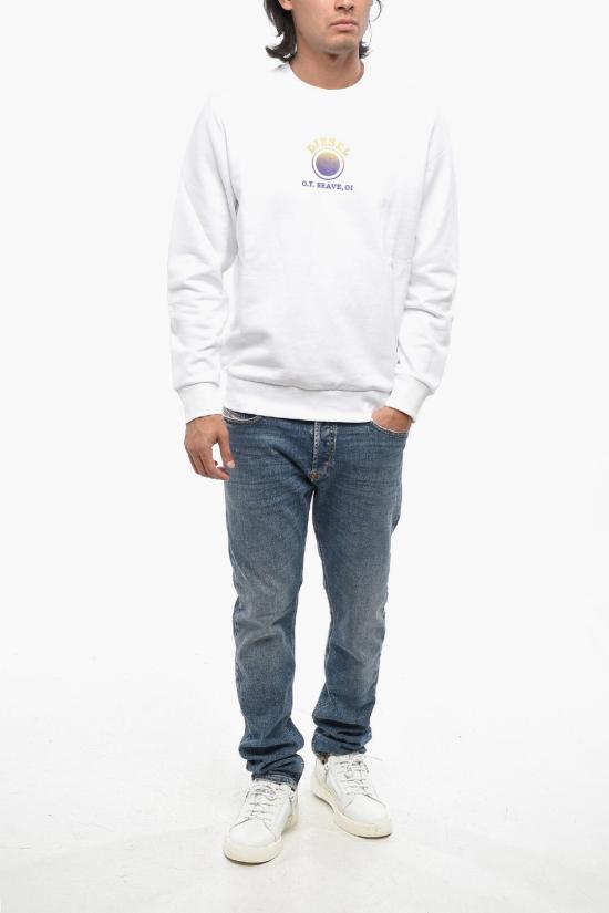  디젤 긴팔 티셔츠 A16950 RIAJH 100 White - DIESEL