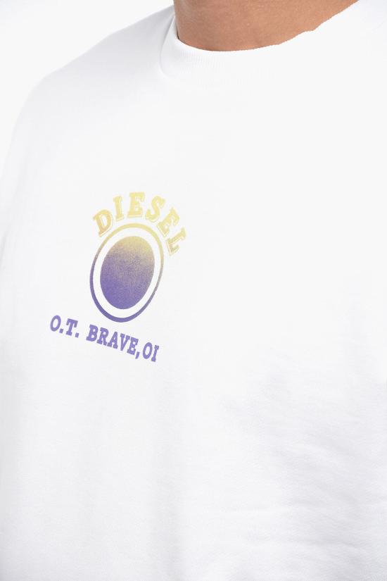  디젤 긴팔 티셔츠 A16950 RIAJH 100 White - DIESEL