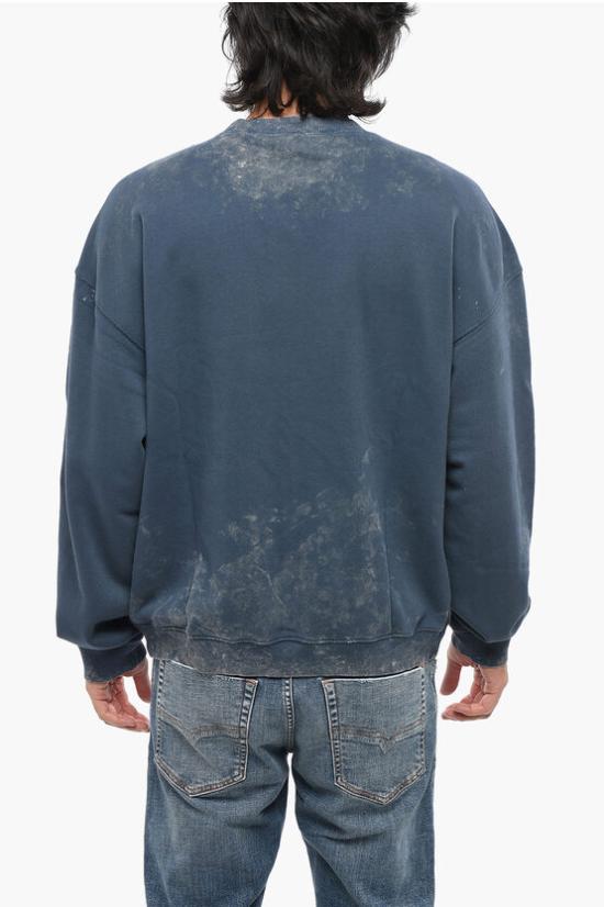  디젤 긴팔 티셔츠 A14156 0IPAC 8MS Blue - DIESEL