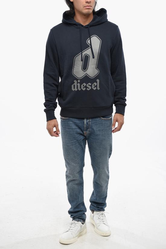  디젤 후드 티셔츠 A17095 RIAJH 81E Blue - DIESEL