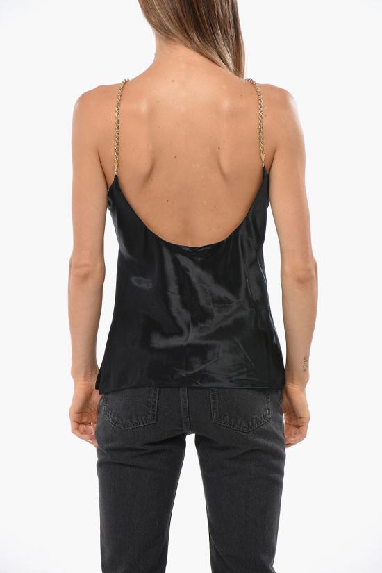  살바토레 페라가모 민소매 티셔츠 770572 006 Black - SALVATORE FERRAGAMO