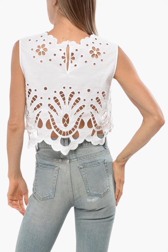  돌체앤가바나 민소매 티셔츠 F79FSZGDCJP W0800 White - DOLCE & GABBANA