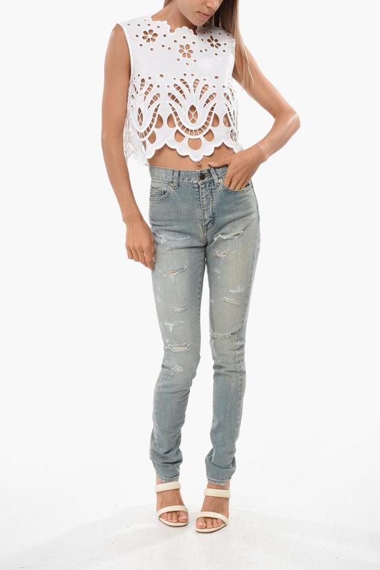  돌체앤가바나 민소매 티셔츠 F79FSZGDCJP W0800 White - DOLCE & GABBANA