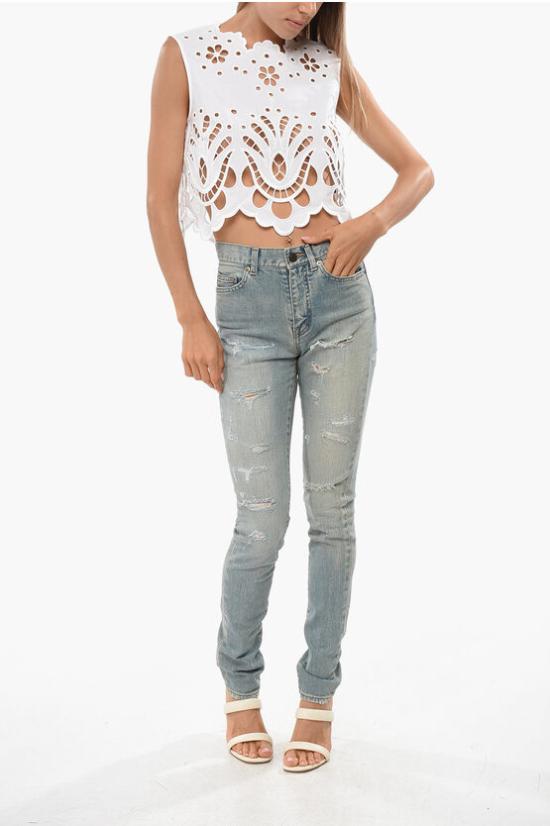  돌체앤가바나 민소매 티셔츠 F79FSZGDCJP W0800 White - DOLCE & GABBANA