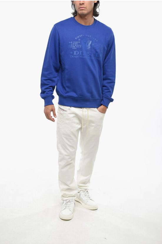  디젤 긴팔 티셔츠 A15475 RIAJH 89V Blue - DIESEL