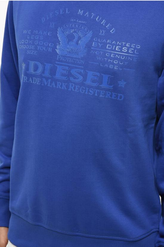  디젤 긴팔 티셔츠 A15475 RIAJH 89V Blue - DIESEL