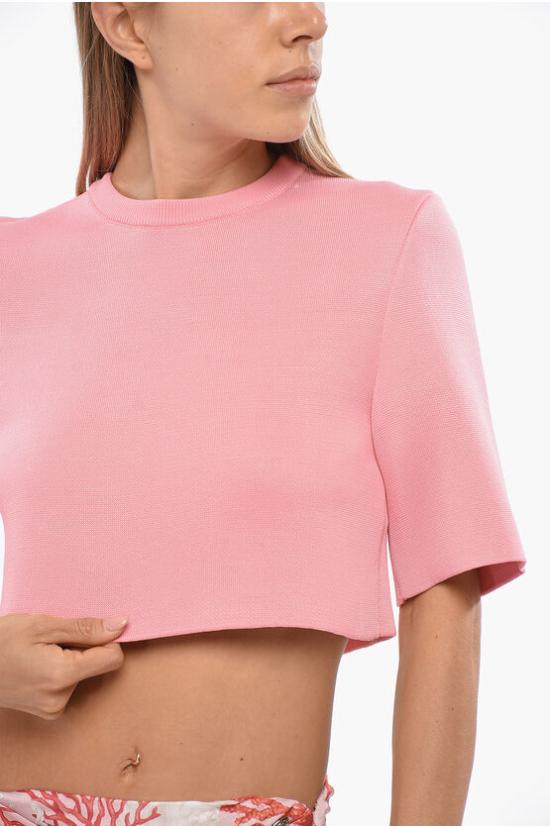  로에베 반팔 티셔츠 S540Y14KE2 6447 Pink - LOEWE