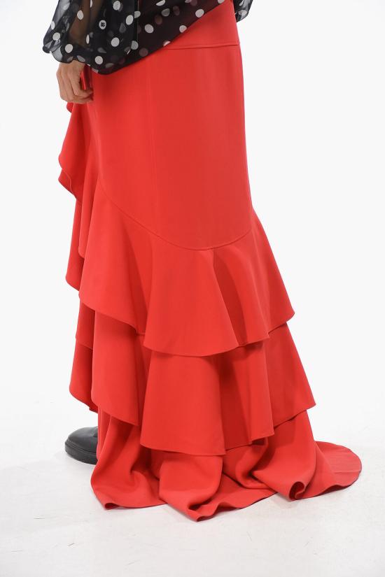  모스키노 롱 스커트 J0104 5424 0115 Red - MOSCHINO