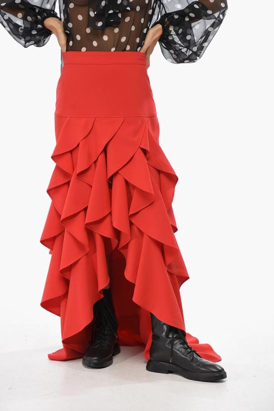  모스키노 롱 스커트 J0104 5424 0115 Red