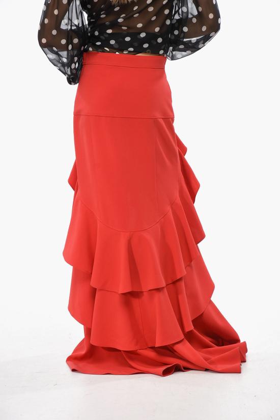  모스키노 롱 스커트 J0104 5424 0115 Red - MOSCHINO