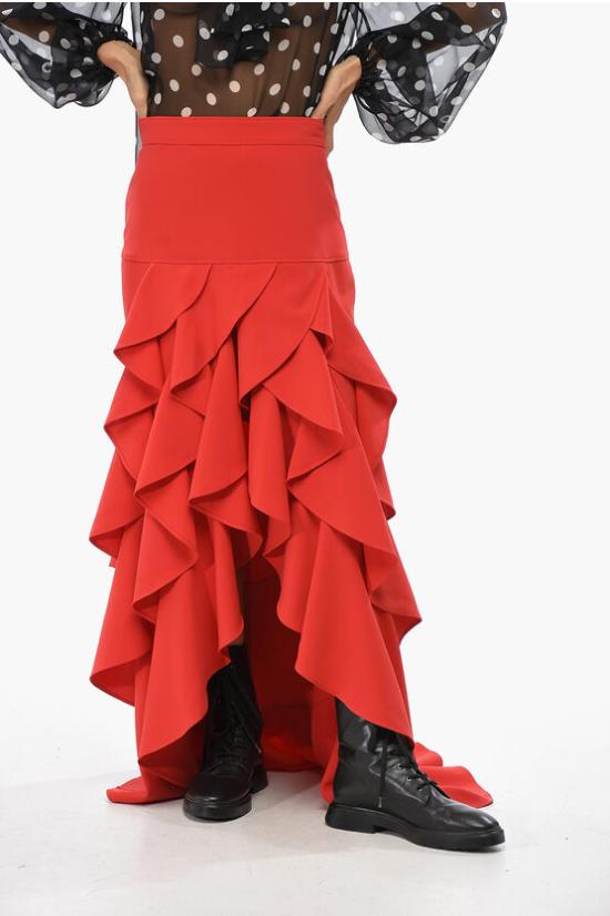  모스키노 롱 스커트 J0104 5424 0115 Red