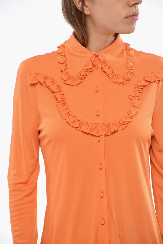  프라다 블라우스 39525 202 1XR4 F0049 Orange - PRADA