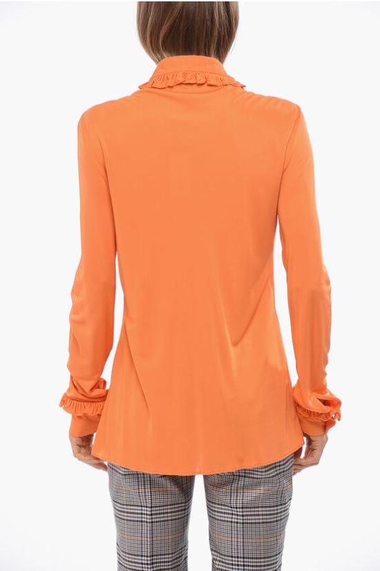  프라다 블라우스 39525 202 1XR4 F0049 Orange - PRADA