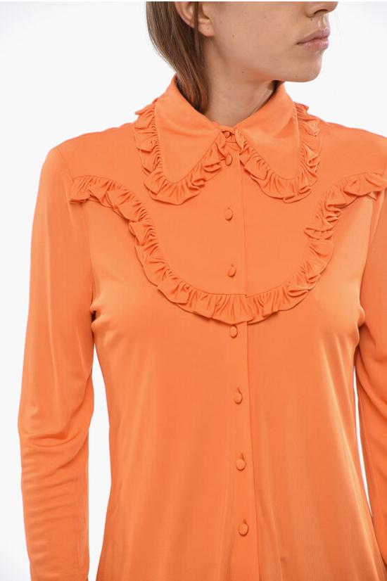  프라다 블라우스 39525 202 1XR4 F0049 Orange - PRADA