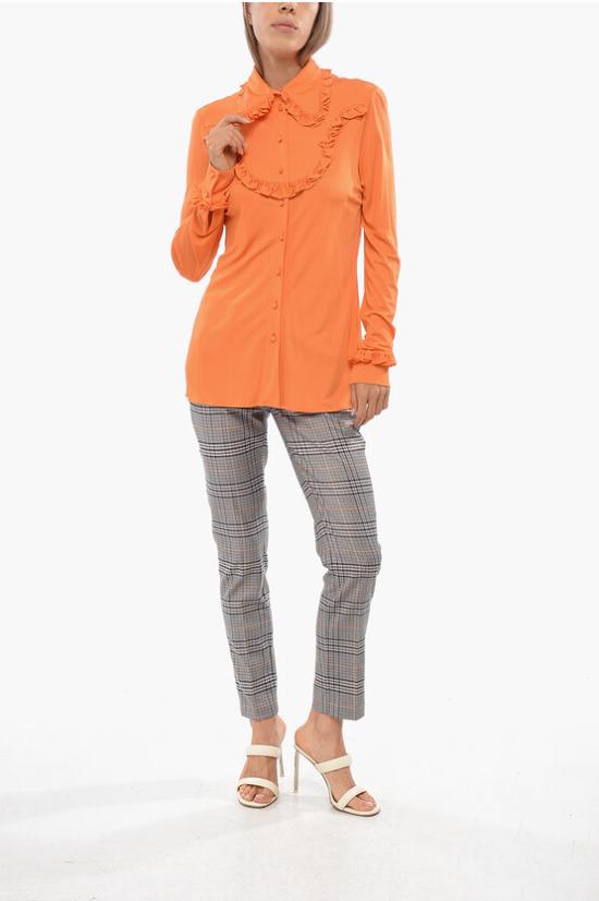  프라다 블라우스 39525 202 1XR4 F0049 Orange - PRADA