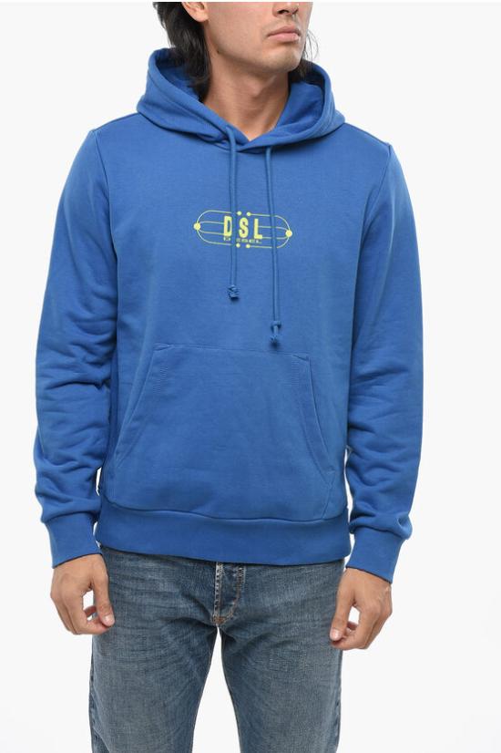  디젤 후드 티셔츠 A11556 0HAYT 8II Blue