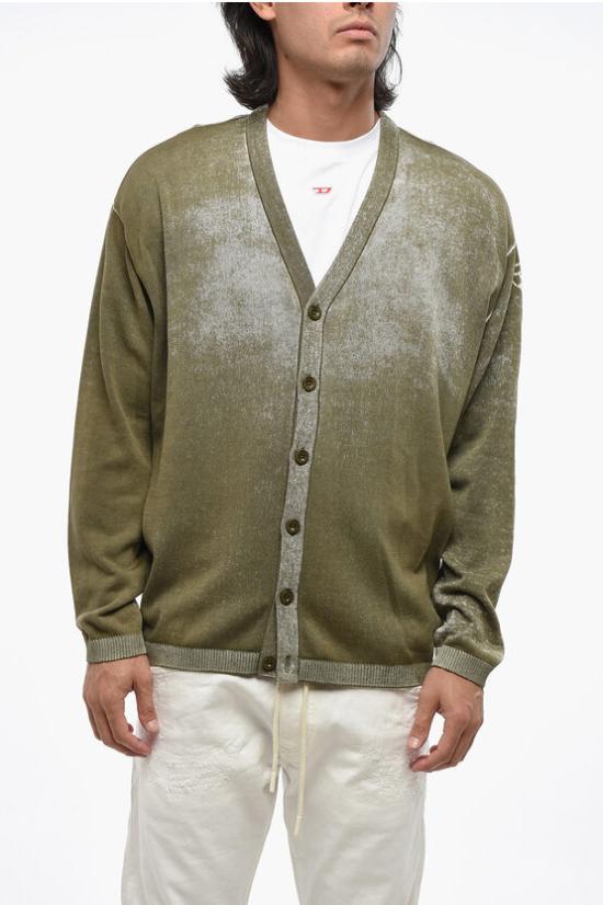  디젤 가디건 A11190 0BEAR 51F Military Green