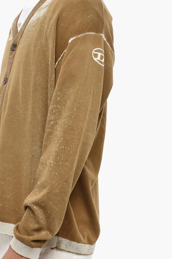  디젤 가디건 A11190 0BEAR 7BF Brown - DIESEL