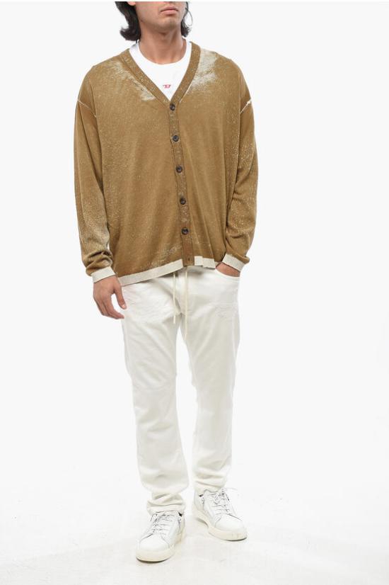  디젤 가디건 A11190 0BEAR 7BF Brown - DIESEL