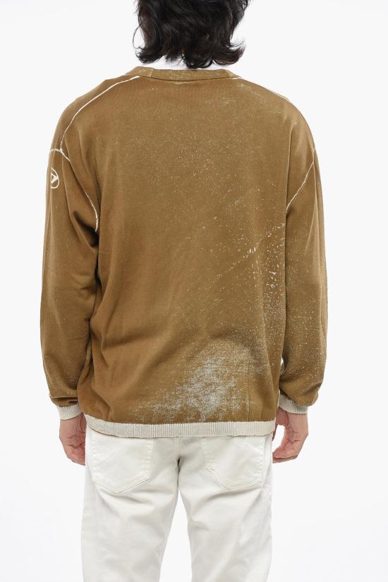  디젤 가디건 A11190 0BEAR 7BF Brown - DIESEL