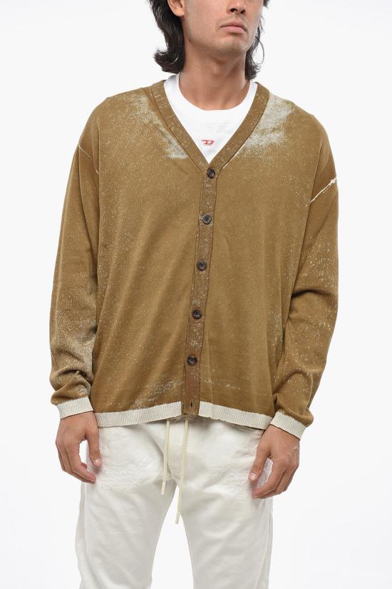  디젤 가디건 A11190 0BEAR 7BF Brown