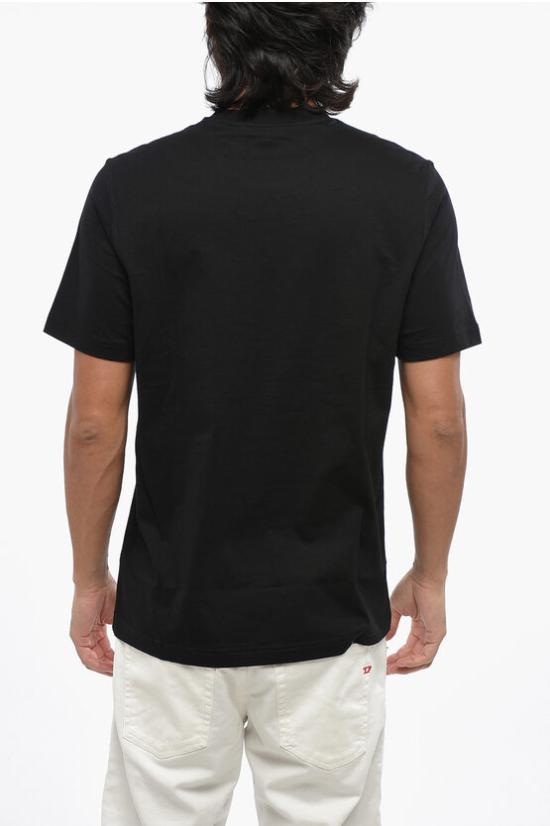  디젤 반팔 티셔츠 A11067 0CATM 900 Black - DIESEL