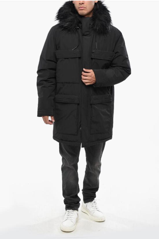  디젤 코트 A15037 0IDAP 9XX Black - DIESEL