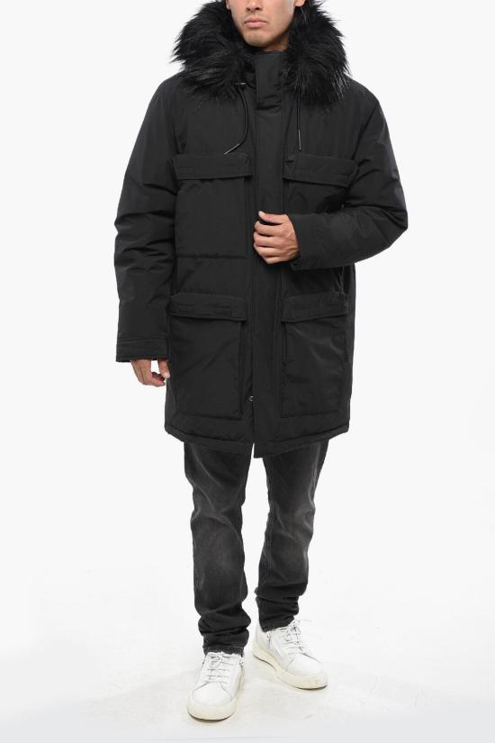  디젤 코트 A15037 0IDAP 9XX Black - DIESEL