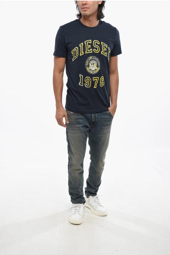  디젤 반팔 티셔츠 A15395 RPATI 81E Midnight blue - DIESEL