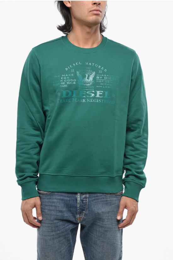  디젤 긴팔 티셔츠 A15475 RIAJH 5JB Green