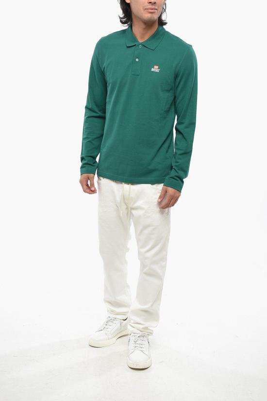  디젤 폴로 티셔츠 A15413 RBAWH 5JB Green - DIESEL