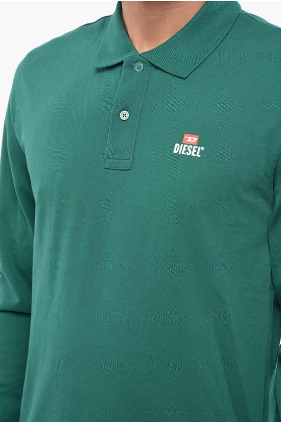  디젤 폴로 티셔츠 A15413 RBAWH 5JB Green - DIESEL