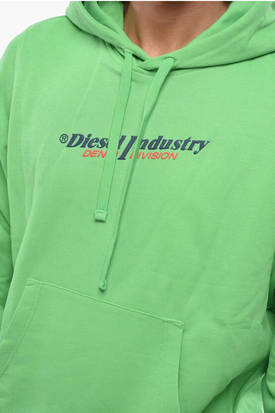  디젤 후드 티셔츠 A12751 RIAJH 5BL Green - DIESEL
