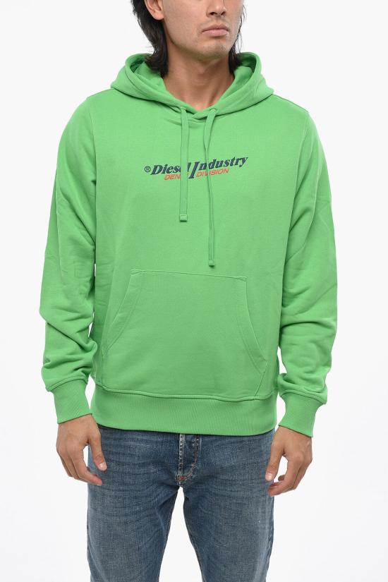  디젤 후드 티셔츠 A12751 RIAJH 5BL Green