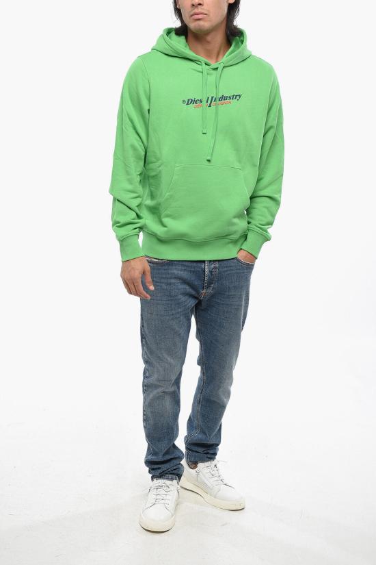 디젤 후드 티셔츠 A12751 RIAJH 5BL Green - DIESEL