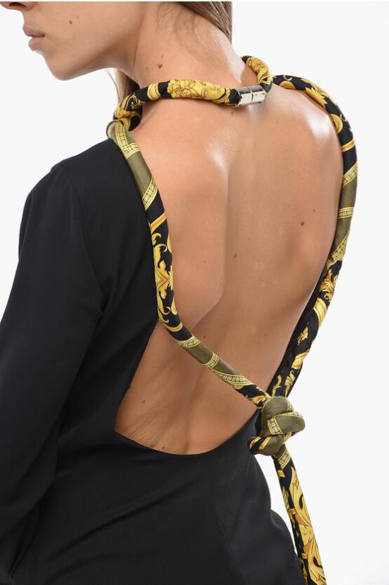  베르사체 바디수트 티셔츠 1016149 1A11613 1B000 Black - VERSACE