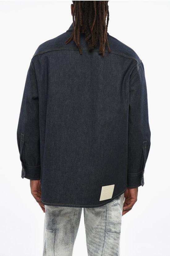  발렌티노 가라바니 데님 셔츠 5V0DB03GAEM 528 Blue - VALENTINO GARAVANI