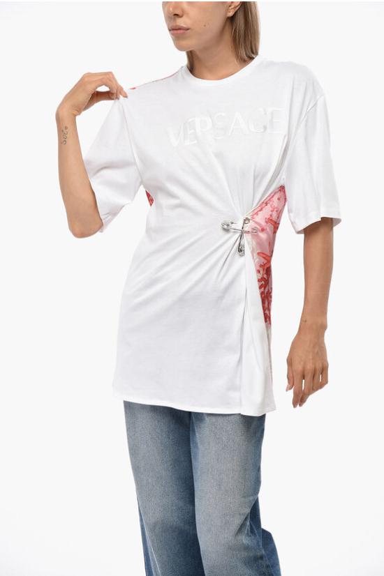  베르사체 반팔 티셔츠 1011320 1A11605 2W070 White