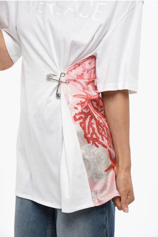  베르사체 반팔 티셔츠 1011320 1A11605 2W070 White - VERSACE