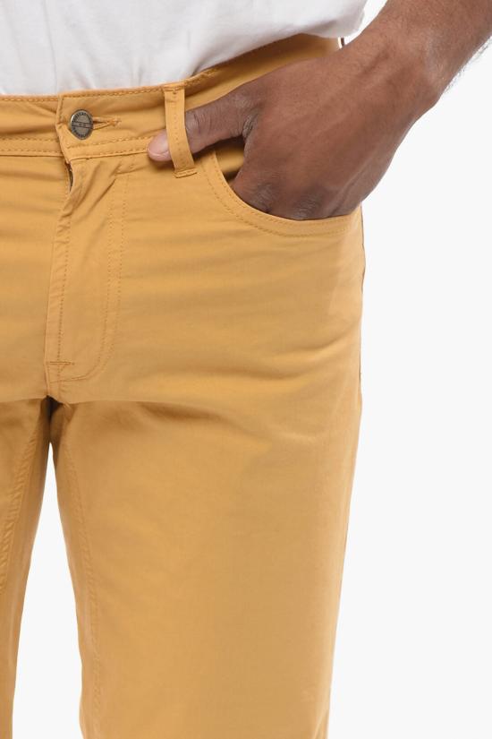  꼬르넬리아니 스트레이트 팬츠 794AC3 7120168 072 Yellow - CORNELIANI